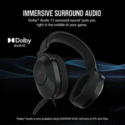 Навушники Corsair HS65 Surround Carbon (CA-9011270) - мініатюра 6