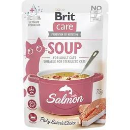 Корм вологий Brit Care Soup with Salmon з лососем 75 г