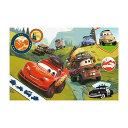 Пазл Trefl Maxi Cars Счастливые машинки 24 элемента (5900511143522) - миниатюра 2