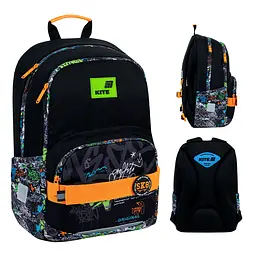 Рюкзак для початкової школи Kite Education 585 Street Style Чорний (K26-585M-4) - мініатюра 2
