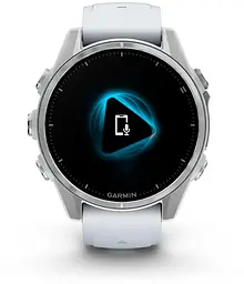 Смарт-годинник Garmin Fenix 8 43mm AMOLED Silver with Whitestone Silicone Band (010-02903-00) - мініатюра 5
