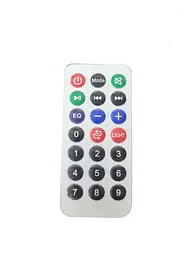 Музична колонка блютуз з Kimiso KS-M1 FM колонка з підсвіткою і мікрофоном, Hi-Fi радіоколодка (ST) - мініатюра 2