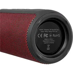 Портативна акустика 2E SoundXTube TWS Red (2E-BSSXTWRD) - мініатюра 4