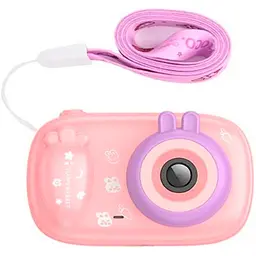 Дитяча фотокамера Hoco DV205 Dual Сamera Pink [136168]