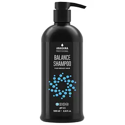 Шампунь Баланс для жирного волосся BALANCE SHAMPOO for greasy hair ANAGANA 1000 мл