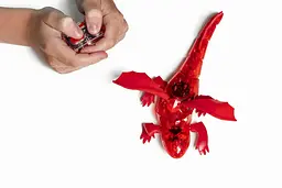 Нано-робот Hexbug Dragon Single на ІЧ-управлінні, червоний (409-6847_red) - мініатюра 7