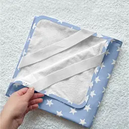 Наматрацник непромокаючий Cosas Light Blue Stars 70х120 см блакитний (WaterSheet_StarsLightBlue_120) - мініатюра 4