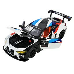 Колекційна машинка BMW M4 GT3 68282A(W) масштаб 1:24 - мініатюра 2