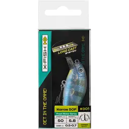 Воблер X-Fish Karas 50F 50mm 5.8g 301 (0.5-0.7m) - мініатюра 2