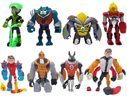 Набір фігурок Бен 10 з розбірними частинами 8 в 1 (Mix Up figures) 9-13 см — Ben 10