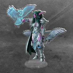 Акрилова колекційна фігурка World of Warcraft Нічна Ельфійка 15 см - мініатюра 2