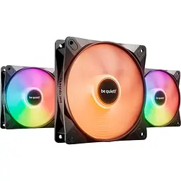 Комплект вентиляторів Be quiet! LIGHT WINGS LX 120mm PWM 3 шт (BL121) - мініатюра 1