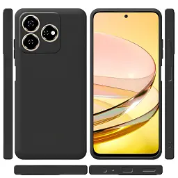 Силіконовий чохол BeCover для Nubia V60 Design Black (712775) - мініатюра 2