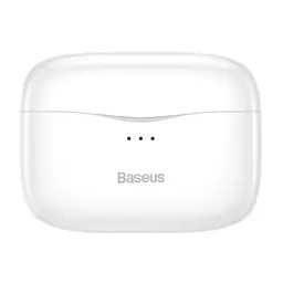 Навушники Bluetooth Baseus SIMU ANC True Wireless Earphones S2 | 42/480mAh, 6/24Hours (NGS2-02) white - мініатюра 2