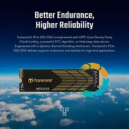 Накопичувач SSD Transcend m.2 NVMe 2TB PCIe 4.0x4 3D NAND (TS2TMTE255S) - мініатюра 8