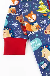 Чоловічок на блискавці з різдвяним принтом Christmas Fox - мініатюра 3