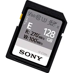 Карта пам'яті Sony SDXC Entry 128GB C10 UHS-II U3 V60 (SFE128A.ET4) [100451] - мініатюра 2