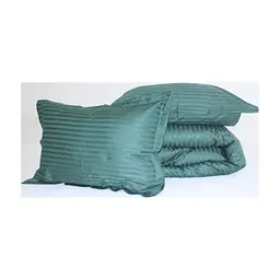 Постільна білизна MirSon SatinStripe 30-0017Green 143х210 Сімейний (2200005254110) - мініатюра 10