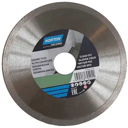 Диск алмазний NORTON-DIY CERAMIC TILES для кераміки Ø=230/25.4/ 22.23 мм (70184601277)