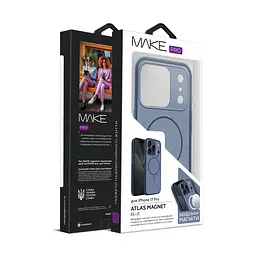 Чохол Make Apple iPhone 17 Pro Atlas Magnet Blue - мініатюра 2