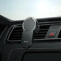 Автотримач магнітний HOCO CA96 на решітку чорний - мініатюра 5