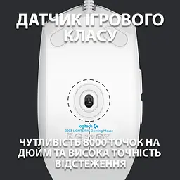 Мишка Logitech G102 Lightsync White (910-005824) - мініатюра 3