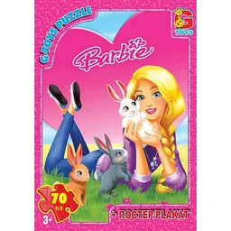 Дитячий пазл Barbie BA018 плакат 70 елементів