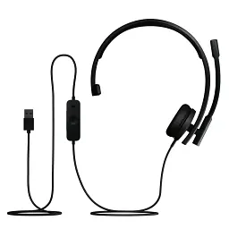 Навушники Logitech H570e Corded Mono USB Teams version Black (981-001426) - мініатюра 5