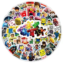 Стікерпак Роблокс Набір наклейок GeekLand ROBLOX 100 штук