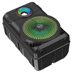 Портативна бездротова Bluetooth-колонка HOCO BS46 Mature outdoor акустична система з мікрофоном - мініатюра 3