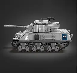 Конструктор танк М36 на радіокеруванні Mould King Jackson Tank Destroyer Technik військова техніка для дорослих та дітей 1057 деталей - мініатюра 4