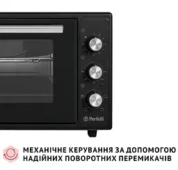 Електрична піч Perfelli Mirage 37 Black - мініатюра 8