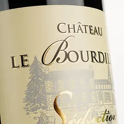 Вино Chateau le Bourdillot 2019 AOP Graves червоне сухе 0.75 л - мініатюра 3