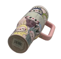Термос термочашка Stanley Quencher H2.0 Tumbler з нержавіючої сталі 1,18 л Labubu Cup Gift Box Style KT8005203 - мініатюра 5