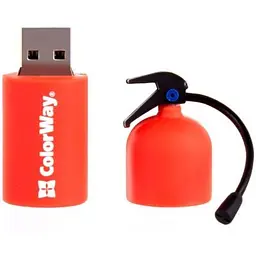 USB флеш накопичувач ColorWay Fire 64 GB USB 3.0 Red (CW-USBFE64) - мініатюра 2