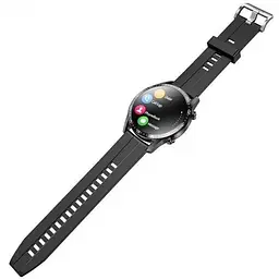 Смарт-годинник Hoco Y2 з функцією відповіді на дзвінок Smart Watch Black - мініатюра 2