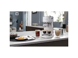 Ріжкова кавоварка еспресо Delonghi Dedica Duo (EC890.WI) - мініатюра 7