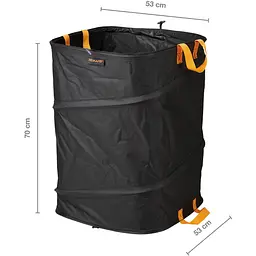 Складаний садовий мішок Fiskars Ergo M 175 л (1028372) - мініатюра 2