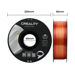 Пластик для 3D-принтера Creality PLA silky shine 1кг, 1.75мм, red gold (3301120009) - мініатюра 7