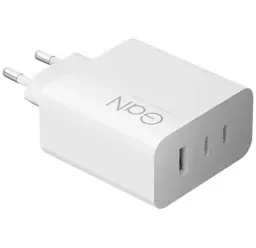 МЗП блочок Xiaomi 90W HyperCharge USB-A/2USB-C (BHR087MEU) white UA - мініатюра 2