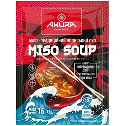 Уцінка. Набір для приготування Місо супу Akura 16 г