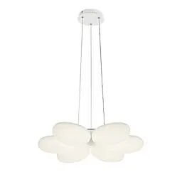 Люстра LED Levistella 797MD6010 (535), 80W, 3 режими світла, пульт, пластиковий плафон, сучасний стиль для вітальні - мініатюра 3