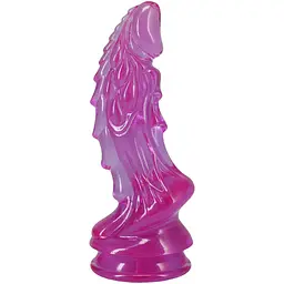 Фентезійний фалоімітатор Doc Johnson Crystal Jellies Invader 8.5 Inch, 21.6 см - мініатюра 2