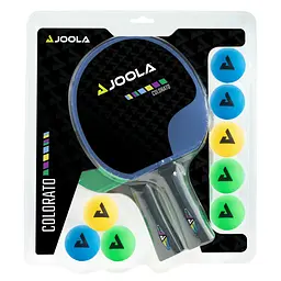 Набір для настільного тенісу Joola Colorato 2 Bats 8 Balls (54814) - мініатюра 2