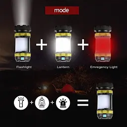 Кемпінговий акумуляторний ліхтар світильник HC-260 + Powerbank - мініатюра 6