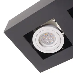 Підсвічування тубус Brille AL-728/2 GU10 BK IP20 MR16 26-851 - мініатюра 8