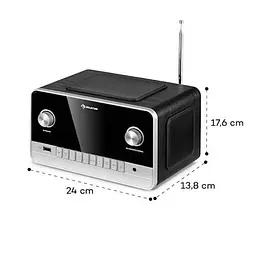 Інтернет-радіоAuna Connect 150 MKII DAB+/FM/Spotify/BT (10037495) - мініатюра 8