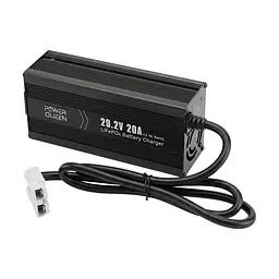 Зарядний пристрій для акумуляторних батарей LiFePO4 29.2V/20A Power Queen P24V20A-BCHA-MINI-X (44-00530) - мініатюра 3