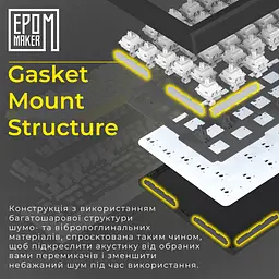 Клавіатура Epomaker TH80 SE Flamingo Black механічна бездротова (TH80-SE-B-F) - мініатюра 7
