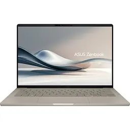 ASUS Ноутбук Zenbook A14 UX3407QA-QD202W 14" WUXGA OLED, Snapdragon X X1 26100, 16GB, F512GB, UMA, Win11, Бежевий